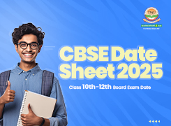 CBSE Date Sheet 2025: Class 10th-12th Board Exam Date