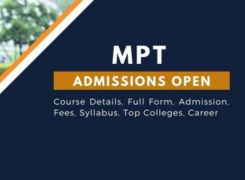 MPT Course Details, Full Form, Admission, Fees, Syllabus, Top Colleges, Career