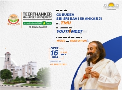 Sri Sri Ravi Shankar to Inspire Youth at TMU