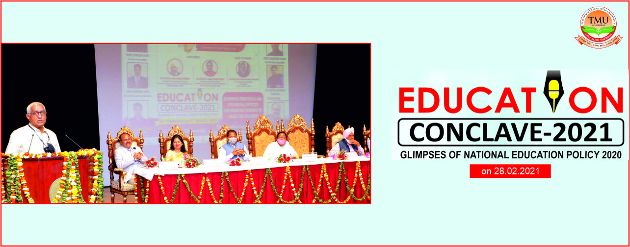 TMU organizes Education Conclave 2021 to Discuss NEP 2020.