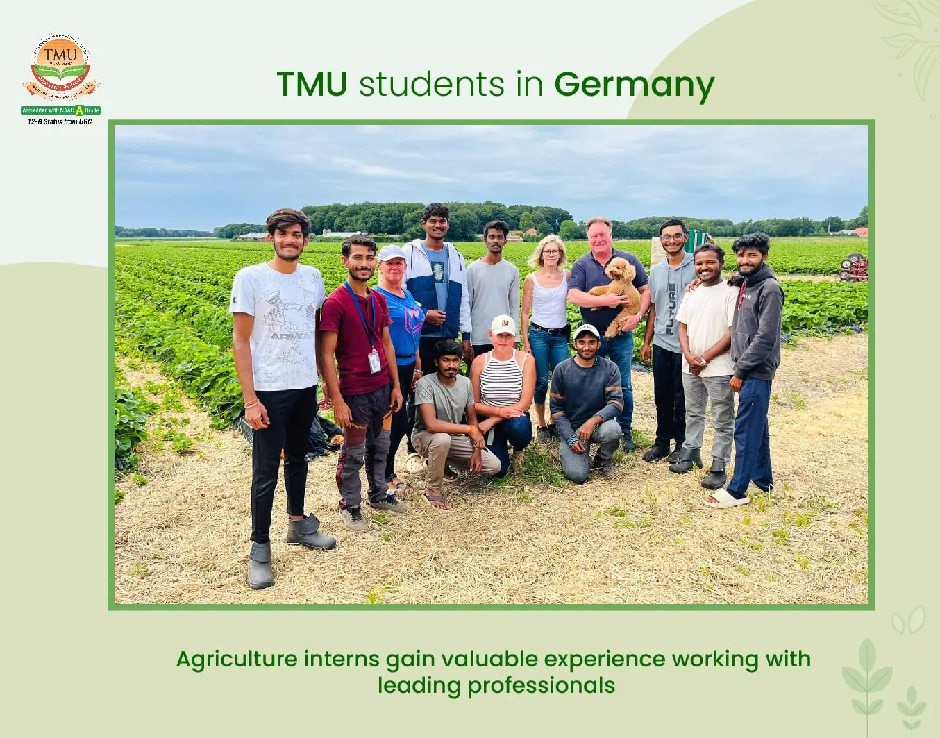 23 TMU Students Gaining International Internship Experience in Germany | TMU News