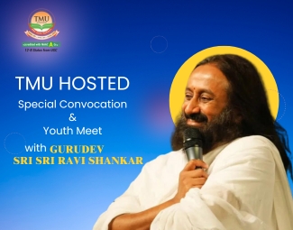 TMU Hosted Special Convocation & Youth Meet with Gurudev Sri Sri Ravi Shankar | TMU News